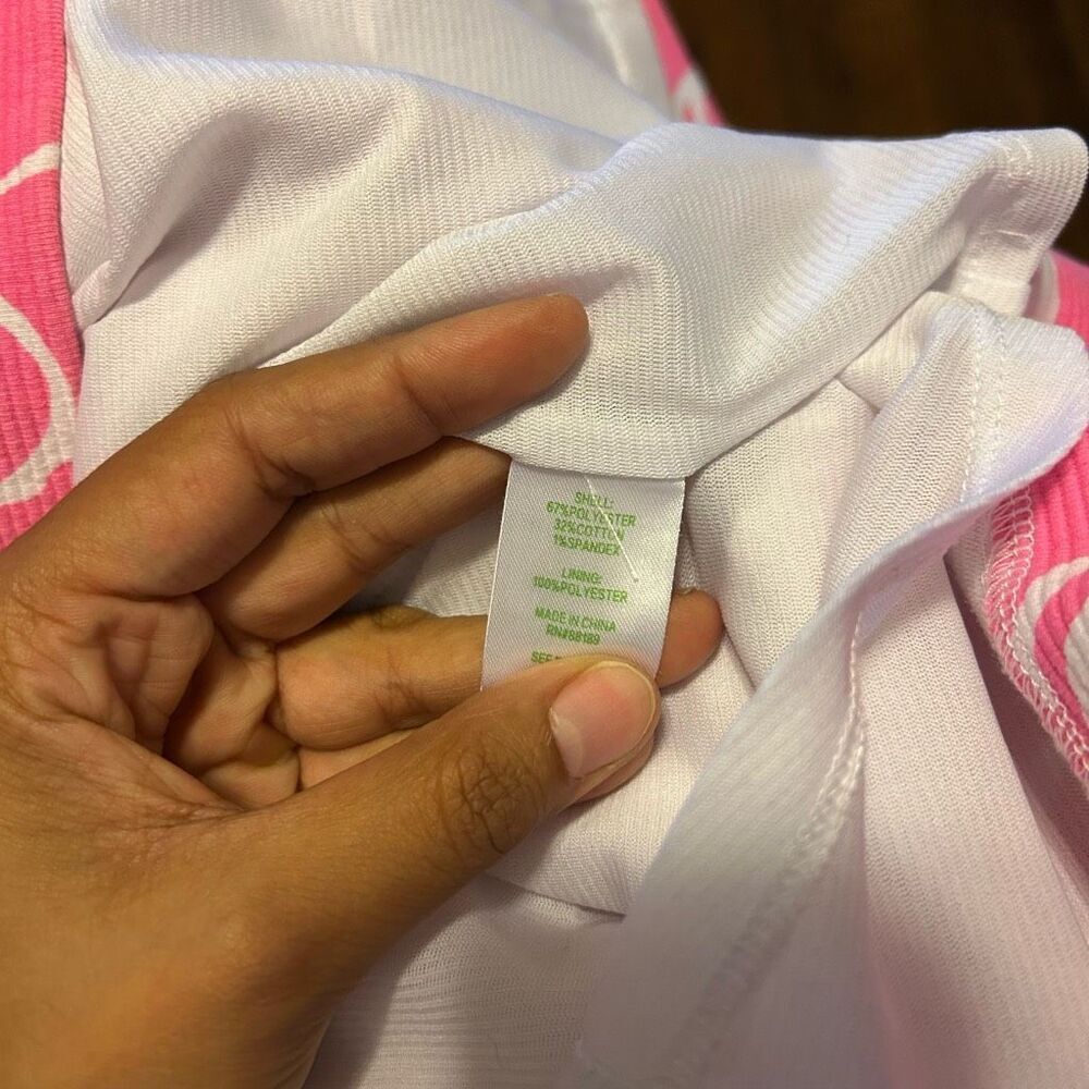 Lilly Pulitzer Pink and White Floral Dress - Picture 4 of 4